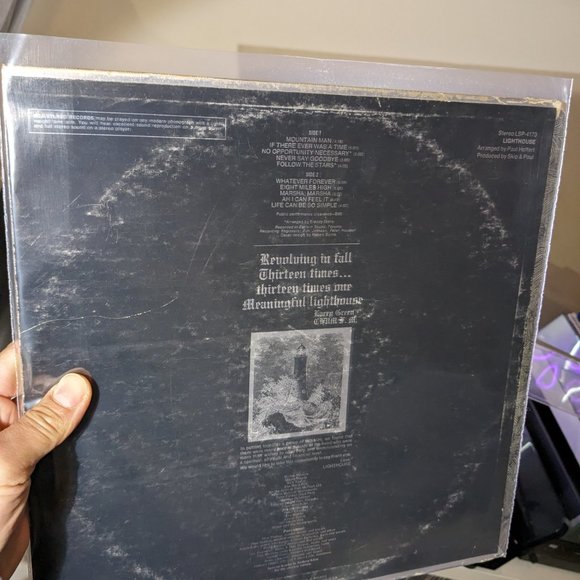 VINYL RECORD #LIGHTHOUSE - Self Titled PSYCHEDELIC ROCK 1969 RCA LSP-4173 - Picture 6 of 16